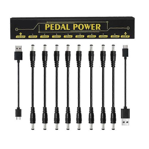 Pédale D¿Effet Guitare Alimentation 8 Dcoutput Isolés Accessoires Guitare