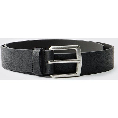 Ceinture En Synthétique À Logo - Man Homme - Noir - M, Noir