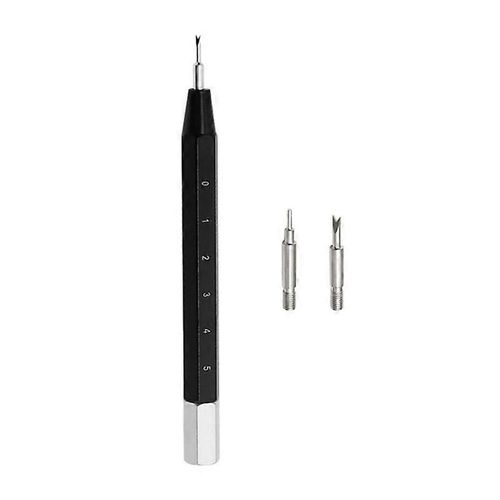 Ouvre-Boîtier De Montre Couteau En Acier Couvercle Arrière Levier Remover Pour Le Remplacement De La Batterie