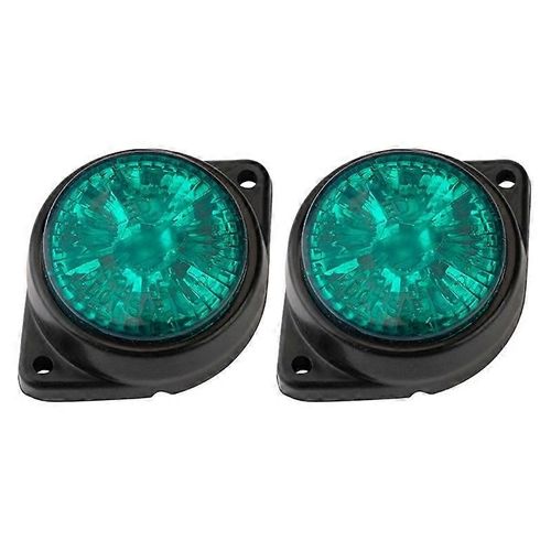 2pcs 12-24v Led Feu De Position Latéral Voiture Lumière Externe Avertissement Feu De Frein Arrière