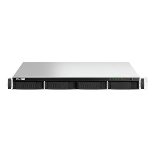 QNAP TS-464U-RP - Serveur NAS - 4 Baies - rack-montable - SATA 6Gb/s - RAID RAID 0, 1, 5, 6, 10, JBOD - RAM 8 Go - 2.5 Gigabit Ethernet - iSCSI support - 1U