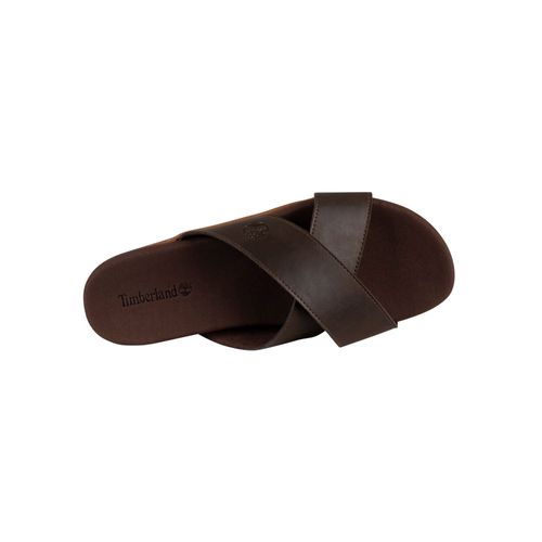 Timberland Sandales En Cuir Seaton Bay Strap, Marron - 43