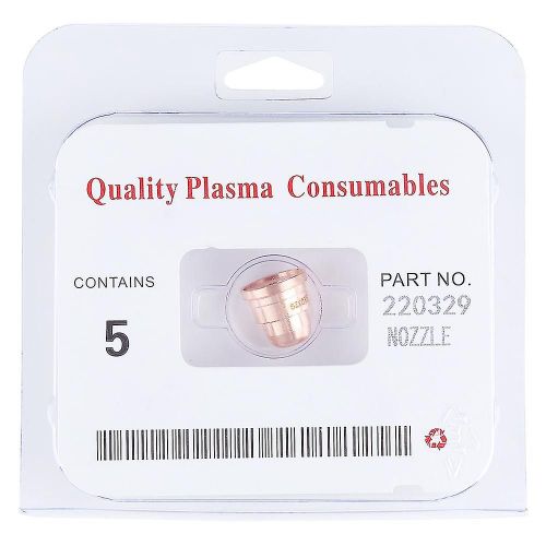 5 pcs pour MAX1250 Plasma Cutter Torche Tellure Cuivre Buse De Coupe Outil Accessoires 220329