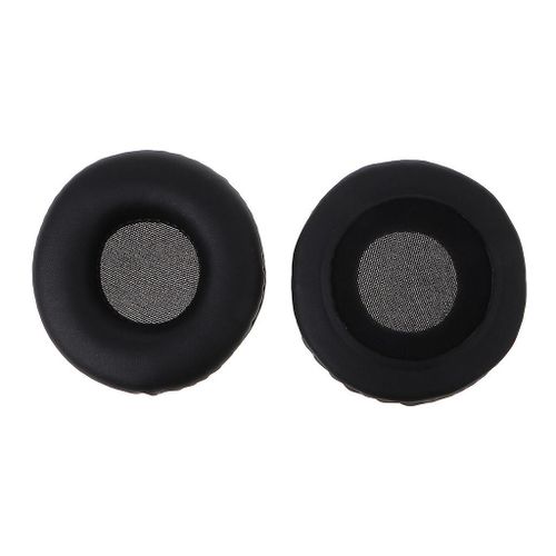 1 paire de coussinets d¿oreille en mousse souple Housse d¿oreillettes rondes Étui d¿écouteur pour Meizu HD50