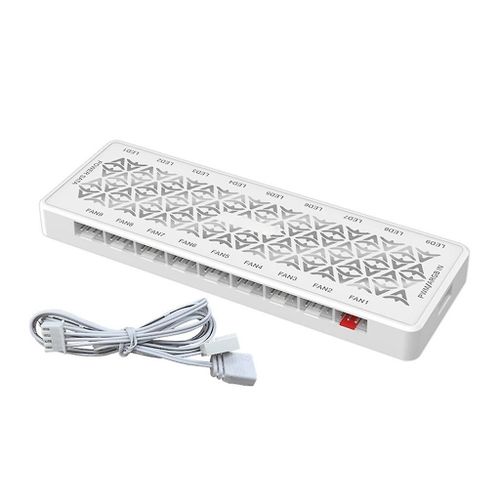 1 à 9 Multi Way Splitter HUB ARGB PWM Fan Adapter pour PC PWM Fan Control HUB