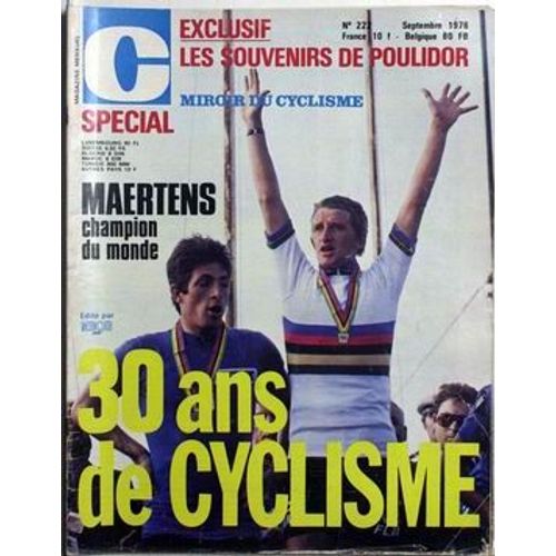 Miroir Du Cyclisme N° 222 Du 01/09/1976