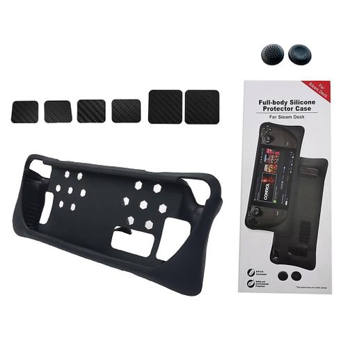 Pour Steam Deck Housse En Silicone Avec Support Joystick Caps Gamepad Boîtier