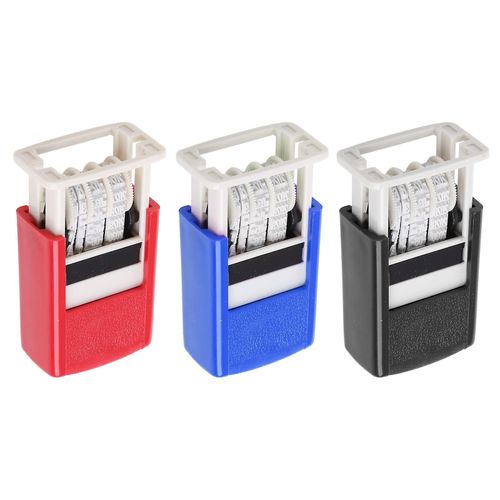 Tampons De Dateur De Ligne Portable Tampon Transparent D¿Encre De Retour Automatique Respectueux De L¿Environnement Pour Le Bricolage