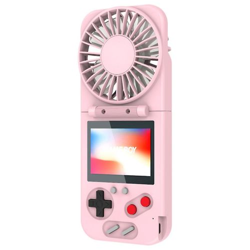 Mini console de jeu portable ventilateur USB intégré 500 jeux vidéo rétro classiques