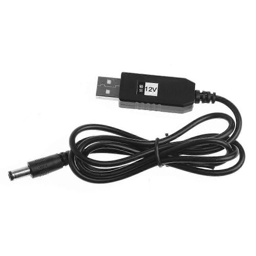 Usb Pour Dc 5v Boost À 12v Convertisseur De Tension De Module De Câble Élévateur Connecteur Mâle 2.1x5.5mm Pour Appareil Photo, Routeurs, Lampe De Table