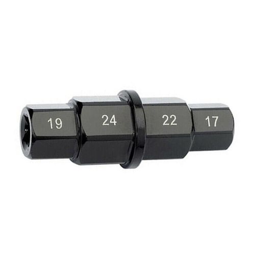 1PC Moto Roue Avant Broche Enlèvement Manchon 17 19 22 24mm Moyeu Axe Hex Allen Broche Pilote Pneu Clé Accessoire