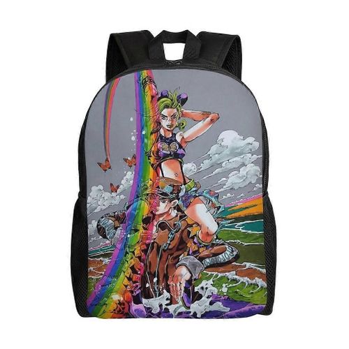 Sac à dos d'école JoJo's Bizarre Adventure, sac à dos de dessin animé, sac à dos tendance pour garçons, sac d'école, sac à dos de voyage-XTYD9068
