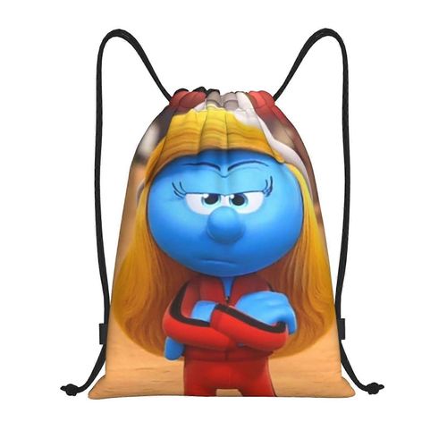 Les Schtroumpfs Sac à dos à cordon de serrage, sac de sport, sac de sport pour le yoga, la natation, sac à bandoulière - yq1131