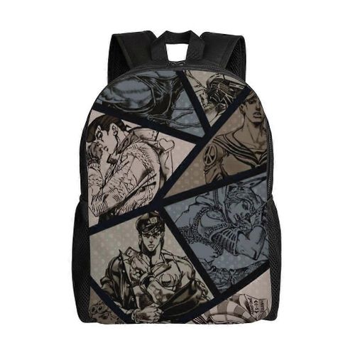 Sac à dos d'école JoJo's Bizarre Adventure, sac à dos de dessin animé, sac à dos tendance pour garçons, sac d'école, sac à dos de voyage-XTYD9065
