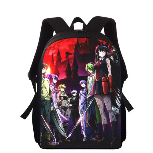Sac à dos imprimé 3D Anime Akame Ga Kill pour enfants, 40 cm, pour l'école primaire, pour garçons et filles