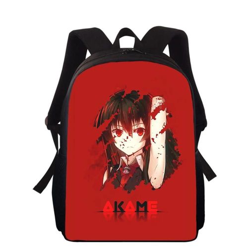 Sac à dos imprimé 3D Anime Akame Ga Kill pour enfants, 40 cm, pour l'école primaire, pour garçons et filles