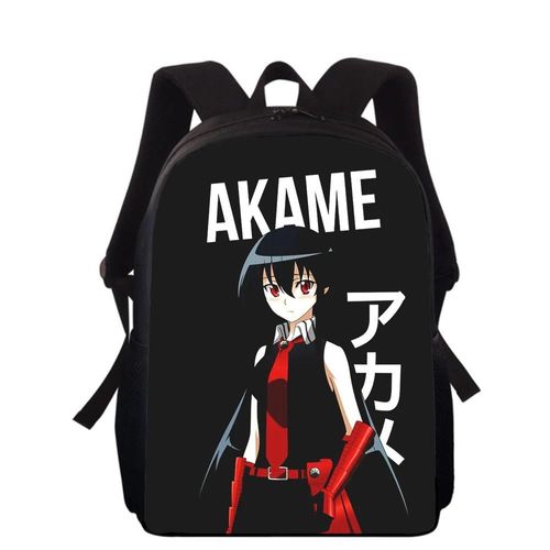 Sac à dos imprimé 3D Anime Akame Ga Kill pour enfants, 40 cm, pour l'école primaire, pour garçons et filles