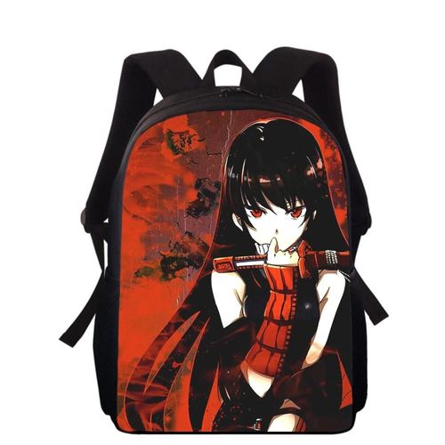 Sac à dos imprimé 3D Anime Akame Ga Kill pour enfants, 40 cm, pour l'école primaire, pour garçons et filles