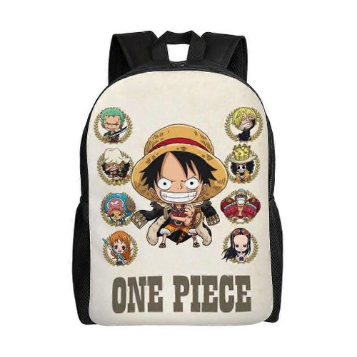 Sac à dos léger OnePiece pour enfants, grande capacité, imprimé, décontracté, à bandoulière, idéal pour les voyages en plein air, XTYD12025