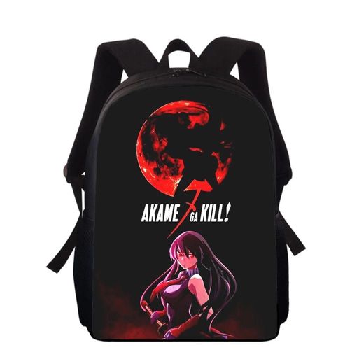 Sac à dos imprimé 3D Anime Akame Ga Kill pour enfants, 40 cm, pour l'école primaire, pour garçons et filles
