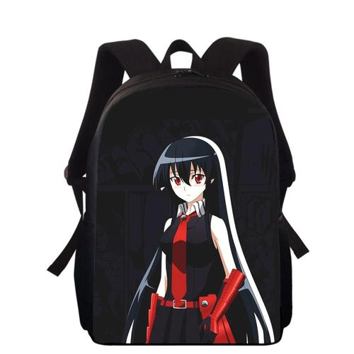 Sac à dos imprimé 3D Anime Akame Ga Kill pour enfants, 40 cm, pour l'école primaire, pour garçons et filles