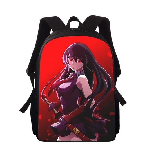 Sac à dos imprimé 3D Anime Akame Ga Kill pour enfants, 40 cm, pour l'école primaire, pour garçons et filles
