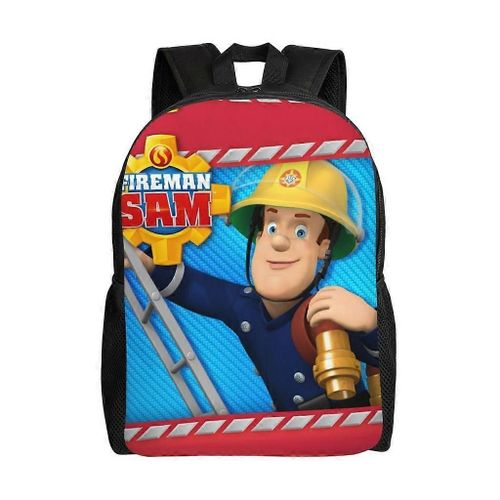 Sac d'école Sam le pompier, sac à dos de dessin animé, sac tendance pour garçons, sac d'école, sac à dos de voyage-XTYD7888