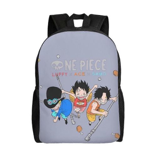 Sac à dos léger OnePiece pour enfants, grande capacité, imprimé, décontracté, à bandoulière, idéal pour les voyages en plein air, XTYD1220