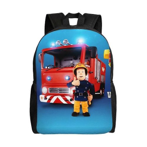 Sac d'école Sam le pompier, sac à dos de dessin animé, sac tendance pour garçons, sac d'école, sac à dos de voyage-XTYD7887