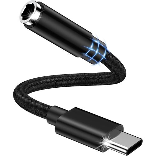 Adaptateur De Casque Usb C Vers Jack 3,5 Mm, Adaptateur Jack Usb C, Pour Samsung Galaxy A55/A56/A15/A16/A35/S25 Ultra/S24 Ultra/S23/S22/S21, Iphone 16 Pro Max/16/15 Pro Max.Pixel 9[ECO5242133]