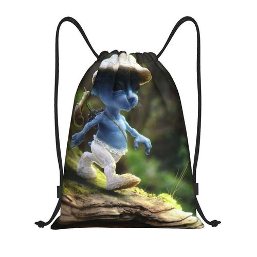 Les Schtroumpfs Sac à dos à cordon de serrage, sac de sport, sac de sport pour le yoga, la natation, sac à bandoulière - yq1137