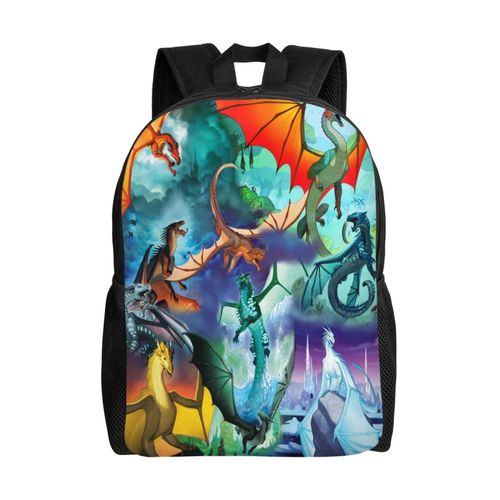 Sac à dos imperméable motif ailes de feu pour enfants, idéal pour l'école, le voyage, la randonnée, le camping, pour adultes et adolescents, B-XTYD422
