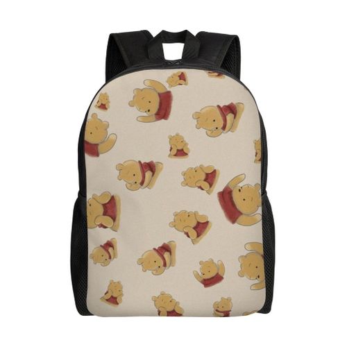 Sac à dos léger Winnie pour enfants, grande capacité, imprimé, décontracté, à bandoulière, idéal pour les voyages en plein air, HXN5285