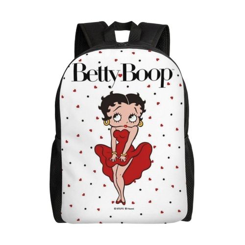 Sac d'école Betty Boop, sac à dos de dessin animé, sac tendance pour garçons, sac d'école, sac à dos de voyage-HXN373