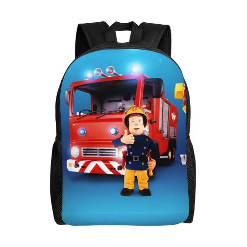 Sac d'école Sam le pompier, sac à dos de dessin animé, sac tendance pour garçons, sac d'école, sac à dos de voyage-HXN330