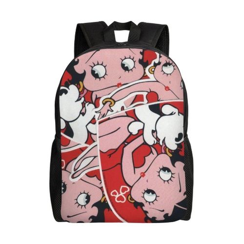 Sac d'école Betty Boop, sac à dos de dessin animé, sac tendance pour garçons, sac d'école, sac à dos de voyage-HXN374