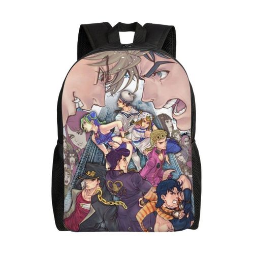 Sac à dos d'école JoJo's Bizarre Adventure, sac à dos de dessin animé, sac à dos tendance pour garçons, sac d'école, sac à dos de voyage-HXN1592