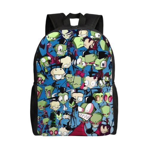 Sac à dos Alien Invader Zim Gir, léger, unisexe, basique, pour la journée, les livres, pour ordinateur portable, pour les voyages, l'école et le bureau - XTYD2692