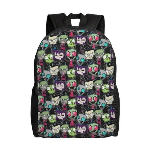 Sac à dos Invader Zim Poster, léger, unisexe, basique, pour la journée, les livres, pour ordinateur portable, pour les voyages, l'école et le bureau, Da-XTYD2538