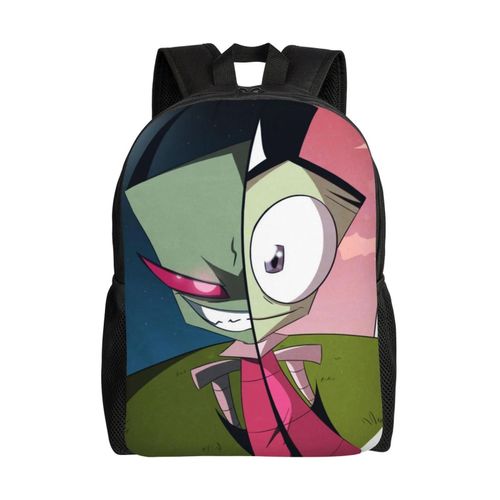 Sac à dos Galaxy Invader Zim léger, unisexe, basique, pour la journée, les livres, pour ordinateur portable, pour les voyages, l'école et le bureau, Da-XTYD2517