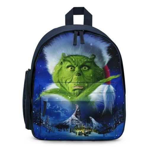Sac à dos Grinch pour enfant, cartable, sac à dos de voyage pour garçons et filles