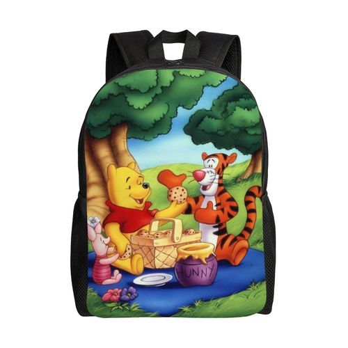 Sacs à dos Winnie l'ourson pour enfants, cartable, sac à dos décontracté pour voyage et randonnée - SYS78