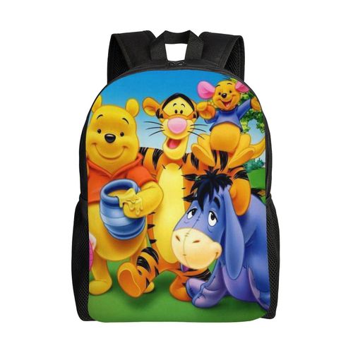 Sacs à dos Winnie l'ourson pour enfants, cartable, sac à dos décontracté pour voyage et randonnée - SYS87