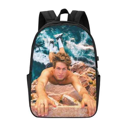 Sac à dos Ben Azelart Stay Wild pour homme, femme, adolescent, résistant à l'eau, décontracté - CASE1245