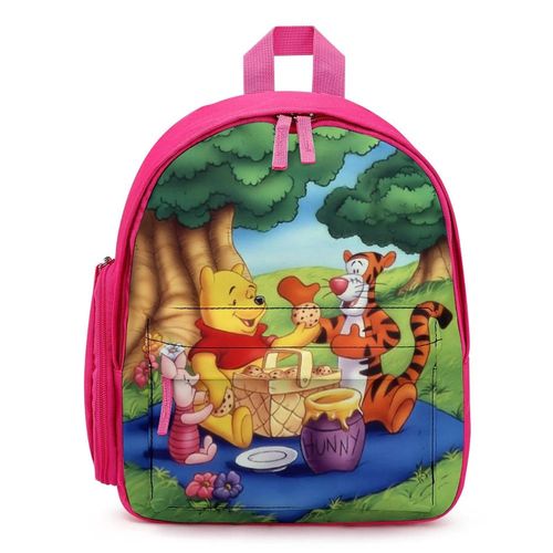 Sac à dos Winnie l'ourson pour enfant, cartable, sac à dos de voyage pour garçons et filles