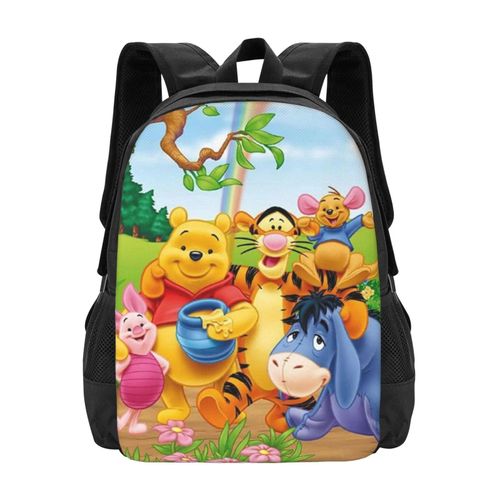 Sac à dos d'école Winnie l'ourson pour enfants, cartable, sac à dos pour adolescents, garçons et filles