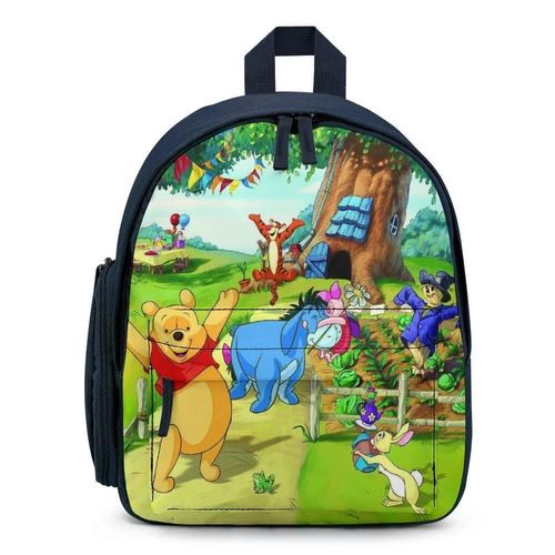 Sac à dos Winnie l'ourson pour enfant, cartable, sac à dos de voyage pour garçons et filles