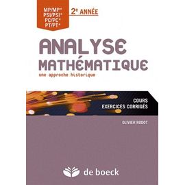 Analyse Mathématique - Une Approche Historique