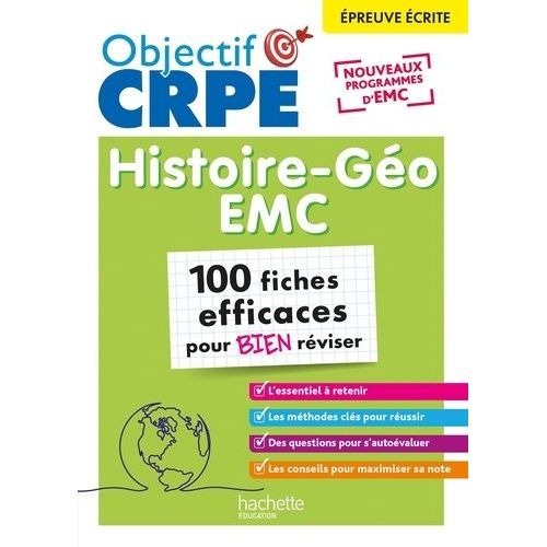 Histoire Géographie, Emc Épreuve Écrite - 100 Fiches Efficaces Pour Bien Réviser