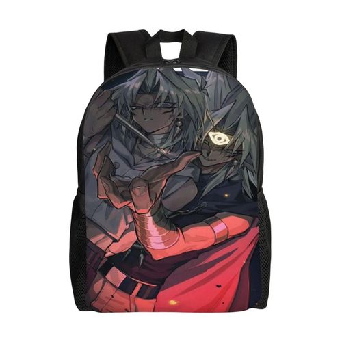 Sac à dos Malik Ishtar, imprimé en 3D, style dessin animé, idéal pour les voyages ou les loisirs - SYS385